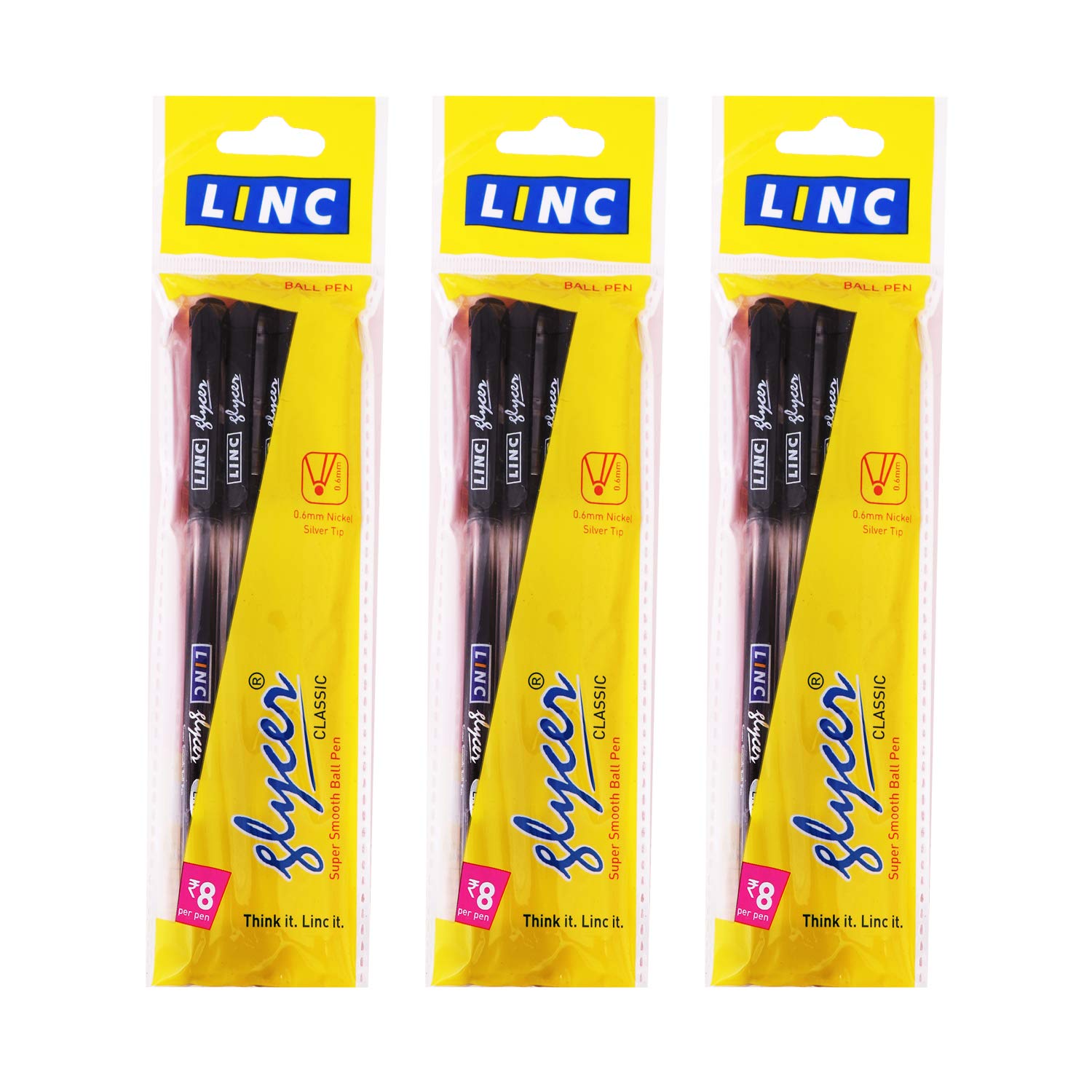 Linc Offix 2X 0.7 mm Ball Pens Jar, Fast Flowing Ink For Smooth Writing  Ball Pen - Buy Linc Offix 2X 0.7 mm Ball Pens Jar